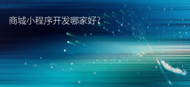 商城小程序开发哪家好?
