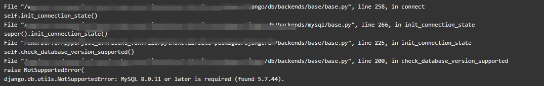 Django升級到最新版后，運行報錯數(shù)據(jù)庫版本過低怎么辦