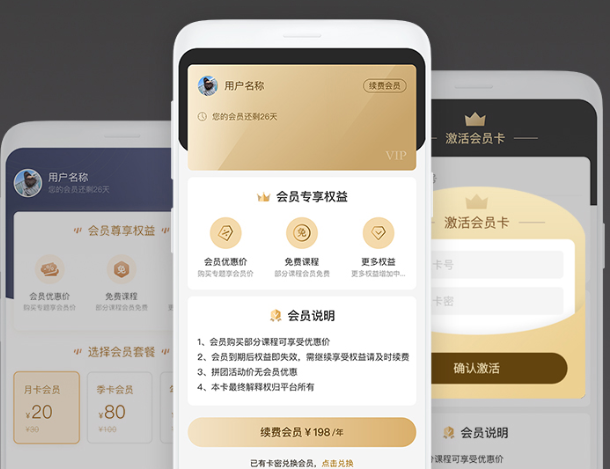 会员付费